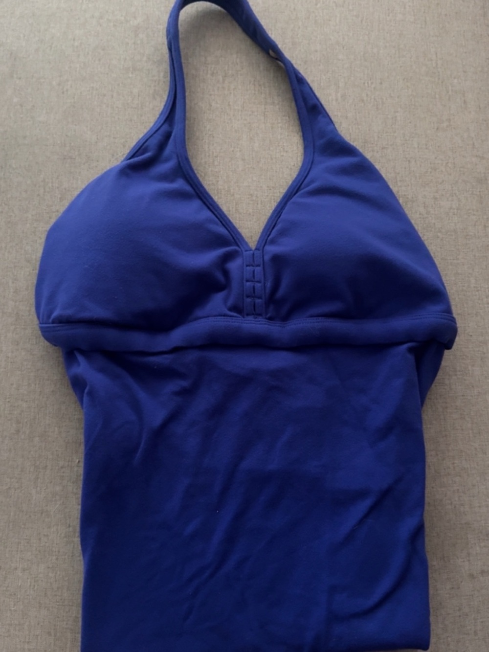 lululemon athletica Royal Blue Halter Tank Top